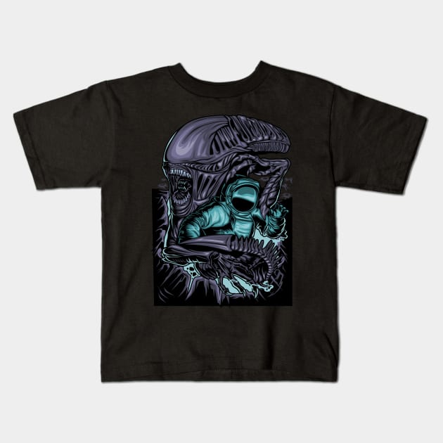 Alien Kids T-Shirt by FirmanHatibu123